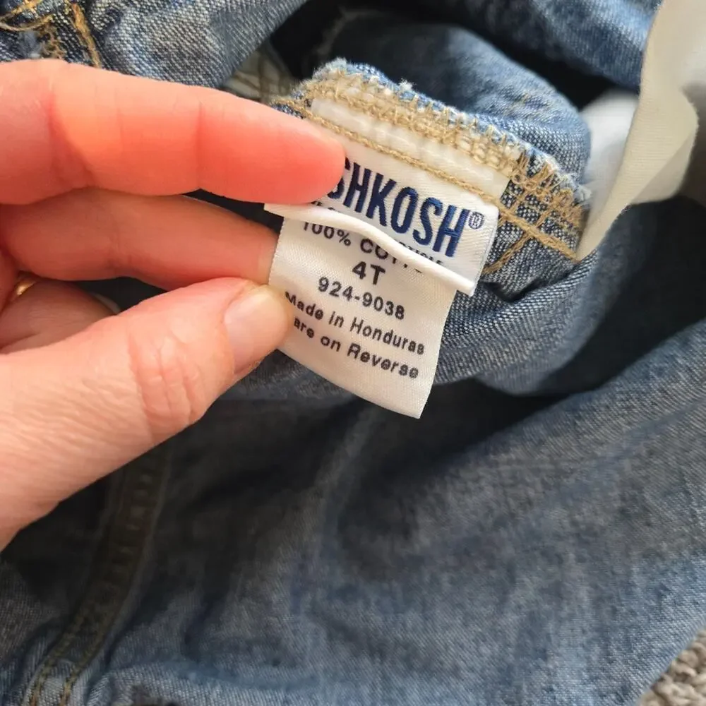 OshKosh B’gosh girl‎ 4T Denim Jumper Dress